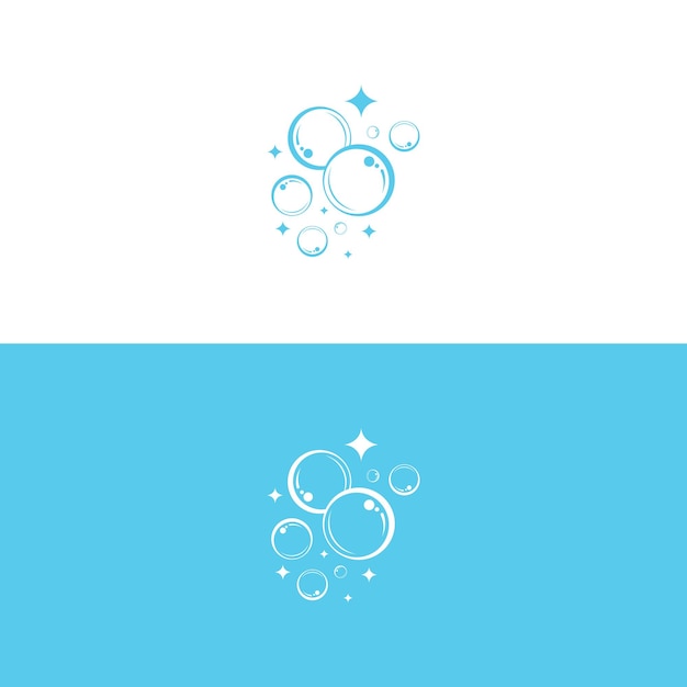 Natural realistic bubble illustration vector design