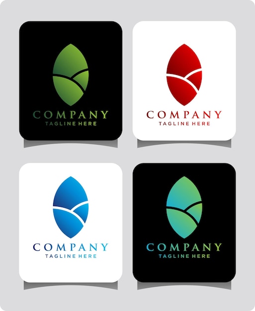 nature agriculture logo design template