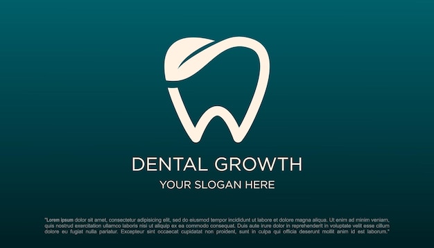 Nature Dental Logo Template Design Vector