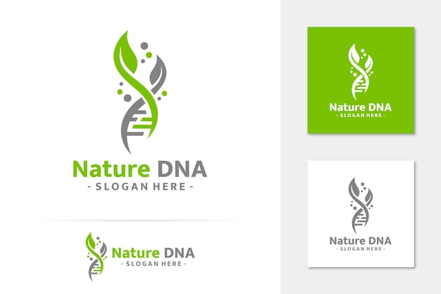 Nature DNA logo vector