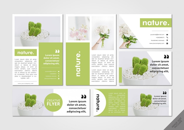 Nature Green Layout Pack