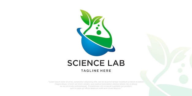 Nature Lab Logo Design Element