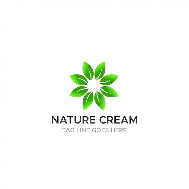 Nature leaf logo concept business ecology