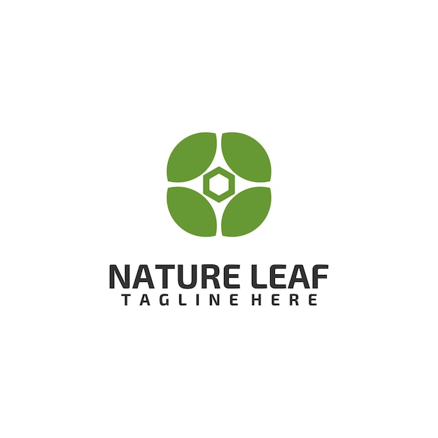 Nature Leaf Logo Design Concept Vector Isolated in White Background