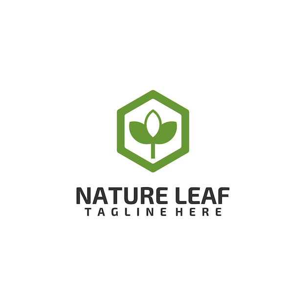 Nature Leaf Logo Design Concept Vector Isolated in White Background