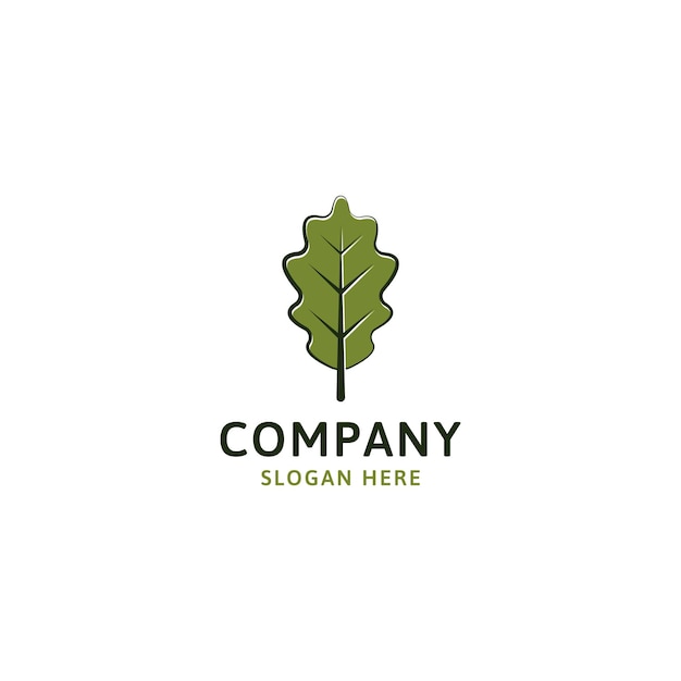 Nature leaf logo icon design template