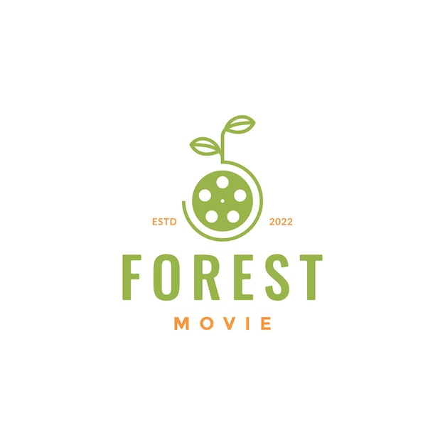 Nature leaves movie logo design