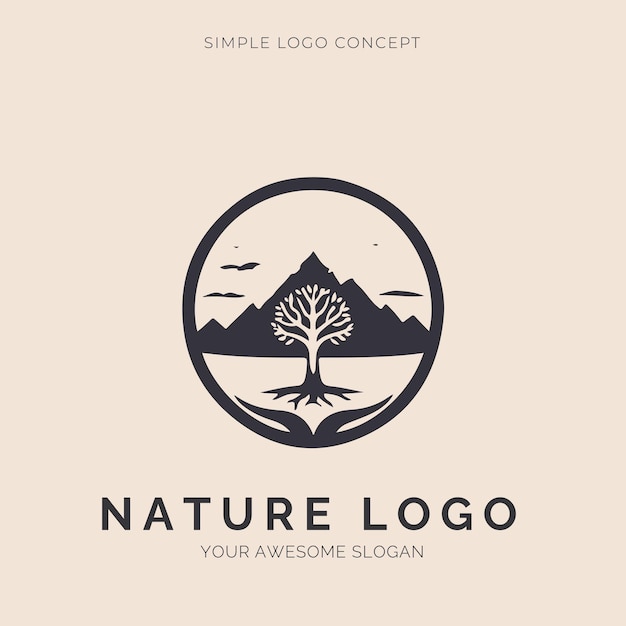 Nature Logo Concept for Company and Branding