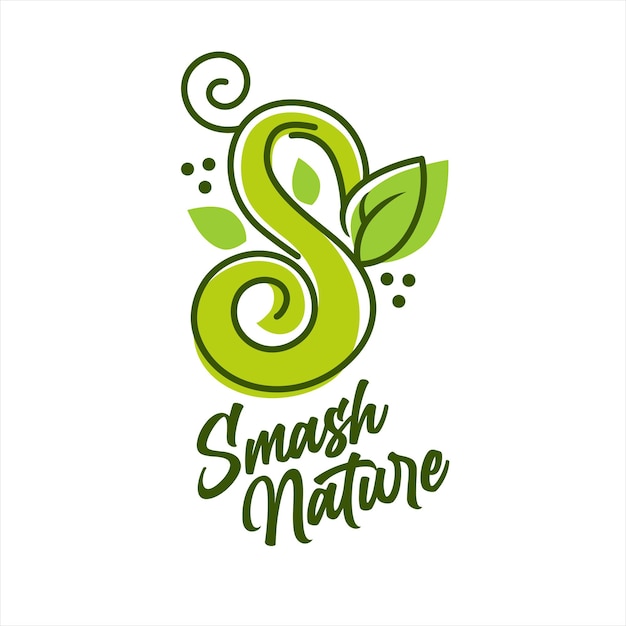 Nature logo design vector