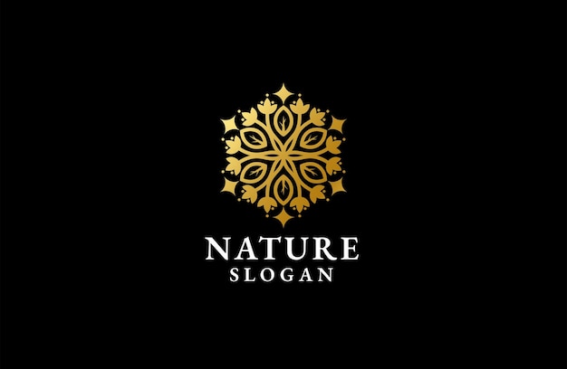 Nature logo icon design template. luxury, premium vector