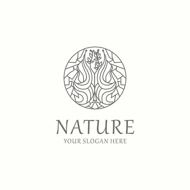 Nature logo icon vector image