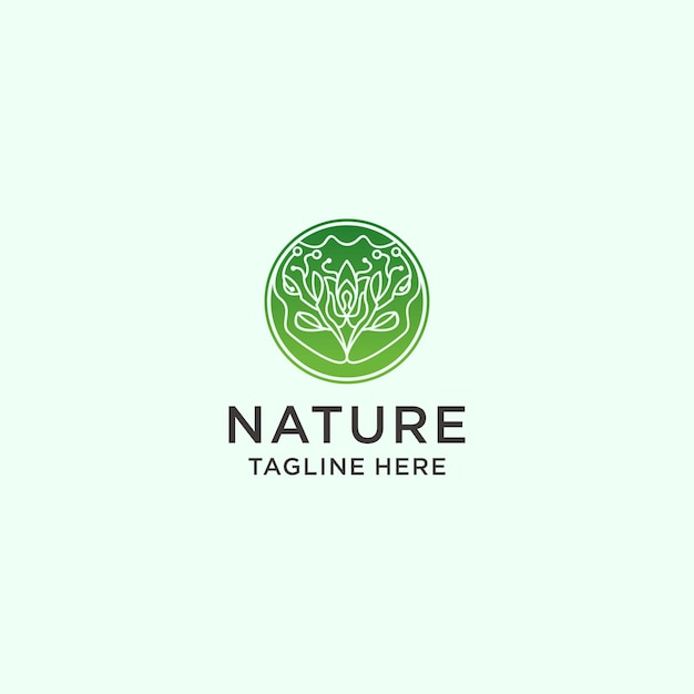 Nature logo icon vector image