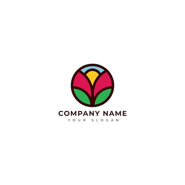 Nature logo vector design template