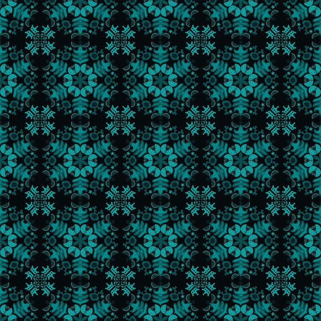 Nature Seamless Pattern Garden Floral Background Damask Aboriginal Ornament Art