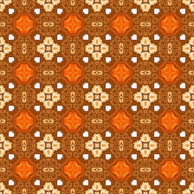 Nature Seamless Pattern Garden Floral Background Damask Plant Aboriginal Ornament Art