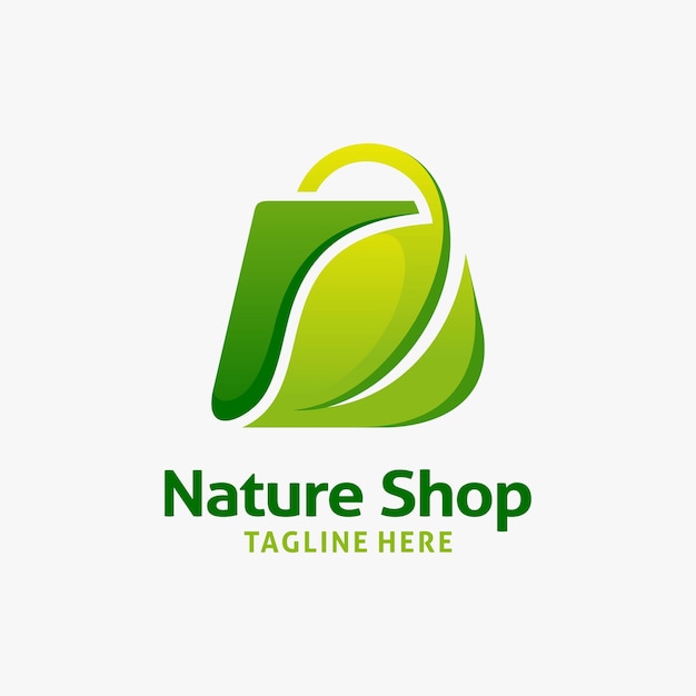 Nature shop logo design