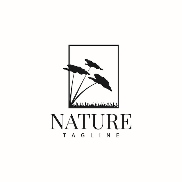 Nature simple logo design