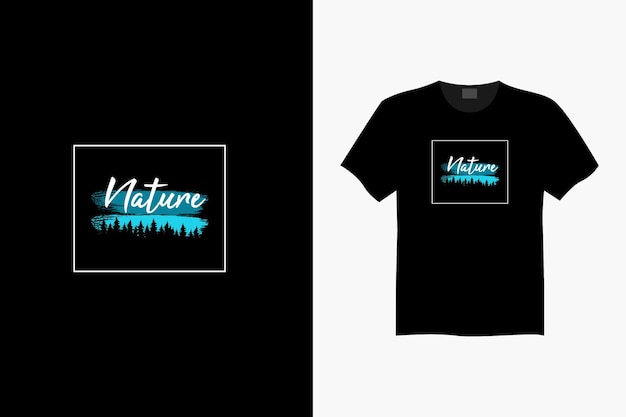 Nature t shirt design