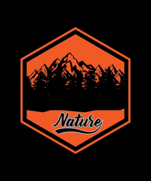 nature t shirt design