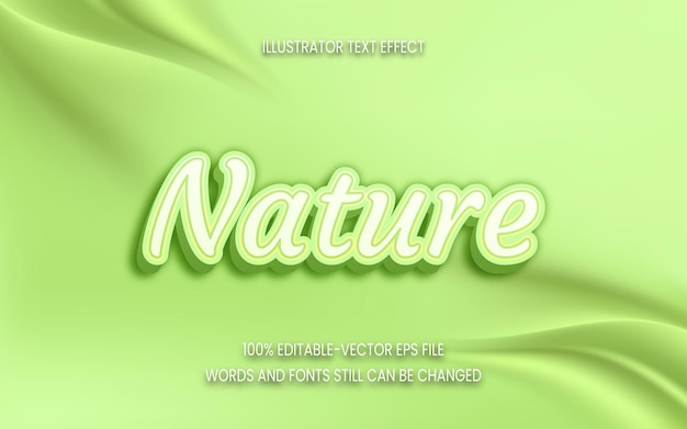 Nature text effect on silk fabric