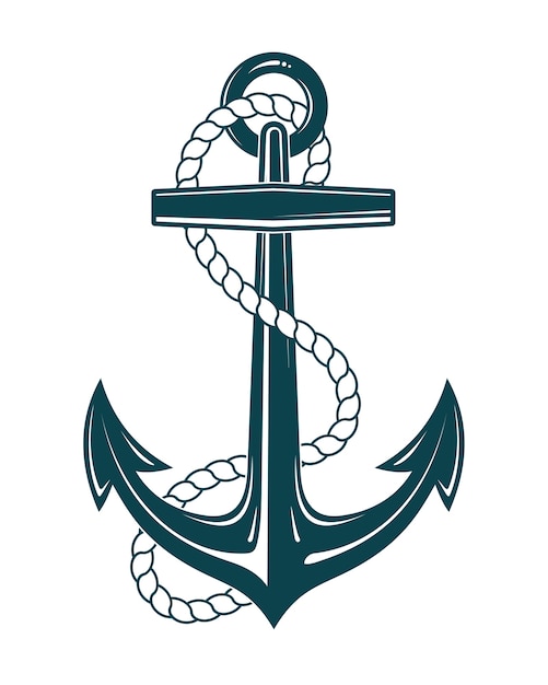 Nautical Anchor with rope