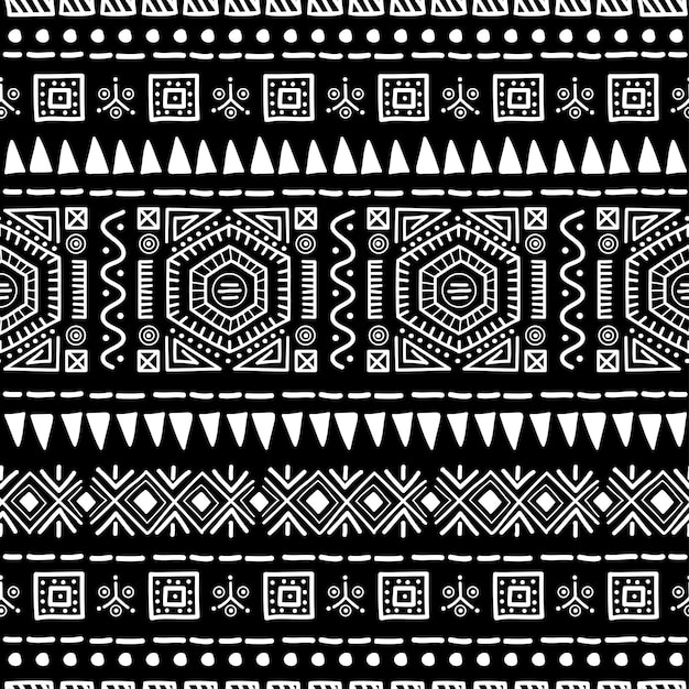 Navajo seamless pattern Ikat background with traditional design texture