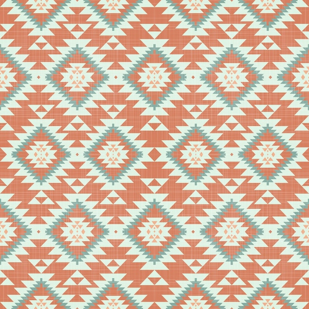 Vector navajo tribal vector seamless pattern native american ornament