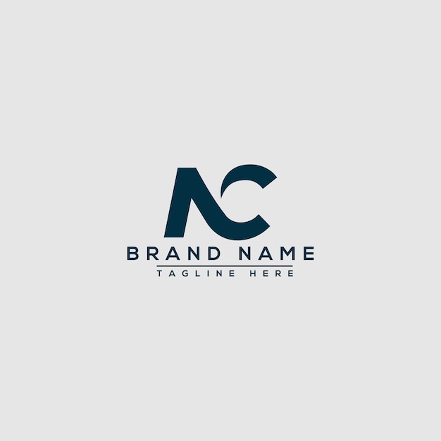 NC Logo Design Template Vector Graphic Branding Element.