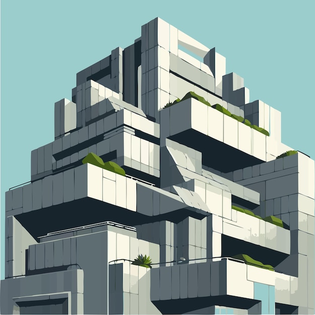 Vector neo brutalism vector 4