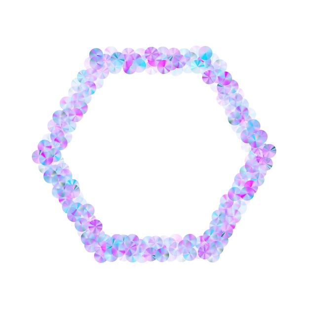 Neon beads confetti scatter vector background Round glowing pai