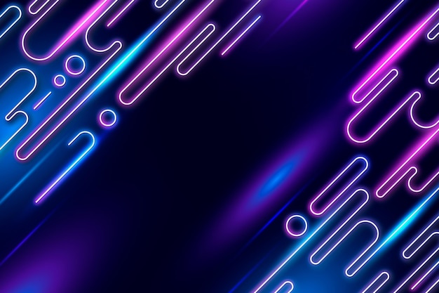 Neon design background