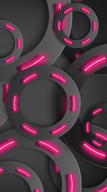 Vector neon design