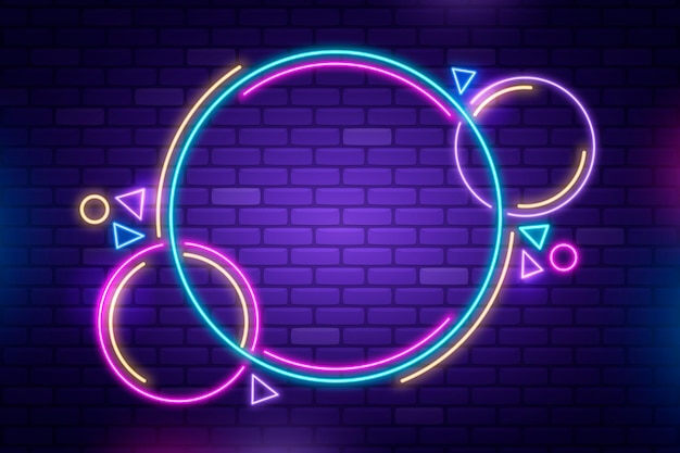 Neon frame design