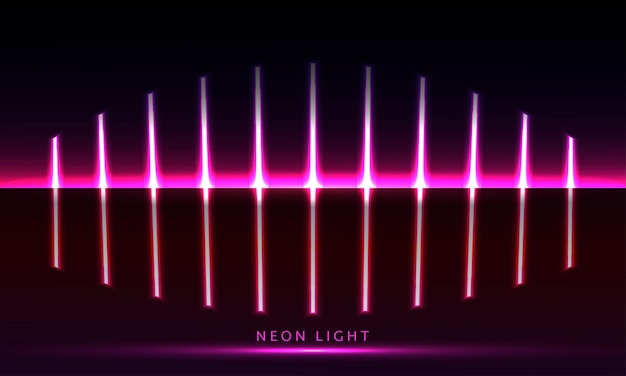 neon light abstract background