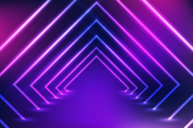 Neon lights background design