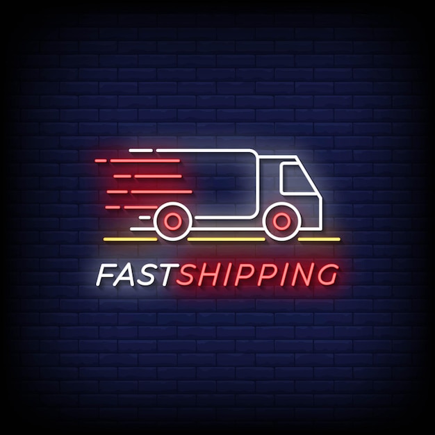 neon sign fast shipping