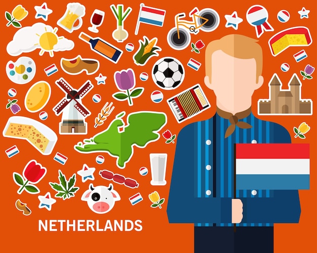 Netherlands concept background