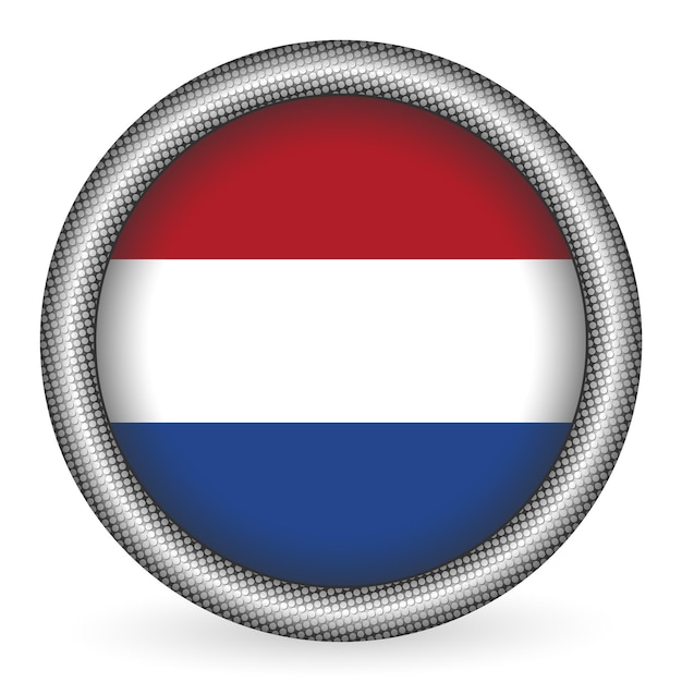 Netherlands flag button