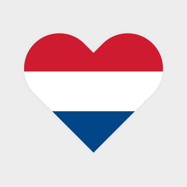 Netherlands Heart flag