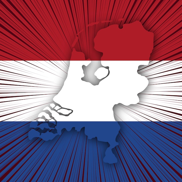 Netherlands Liberation Day Map Design