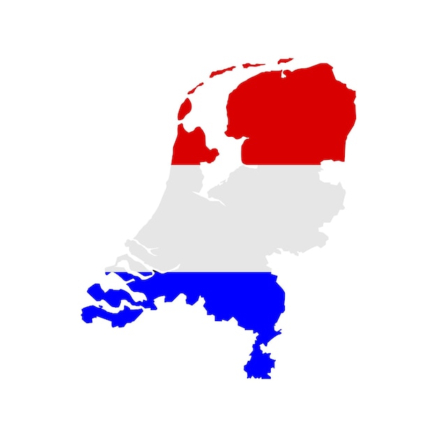 Netherlands map icon vector illustration design