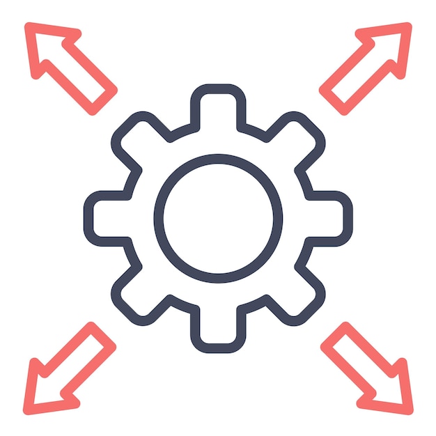 Network Scalability Vector Illustration Style