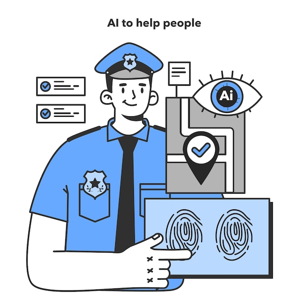 Neural network helping people with policemen assistance Selflearning