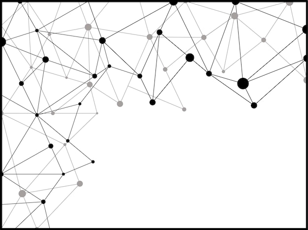 Neural networks concept for website header. Technology concept slide for business presentation