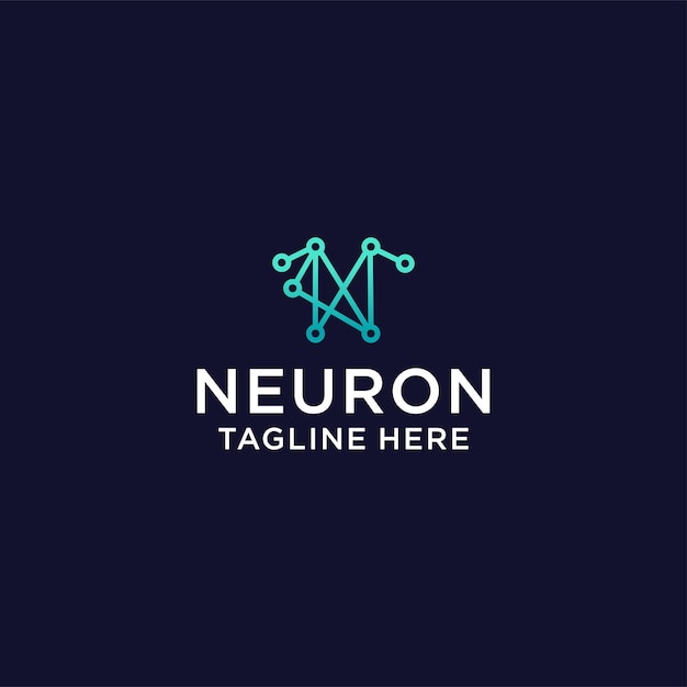 Neuro logo icon design vector