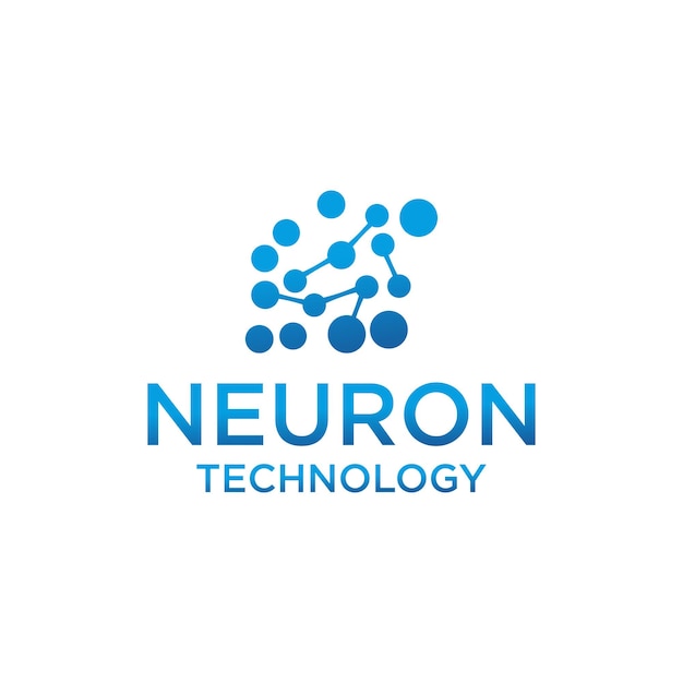 Neuron logo icon vector image