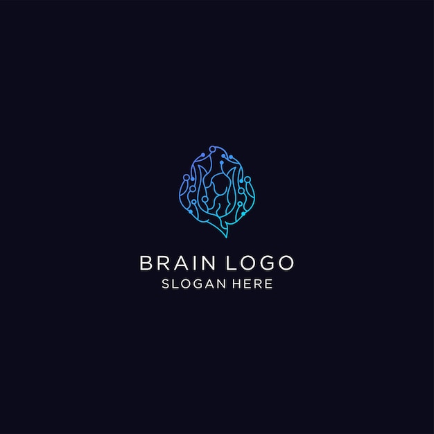 Neuron logo icon vector image