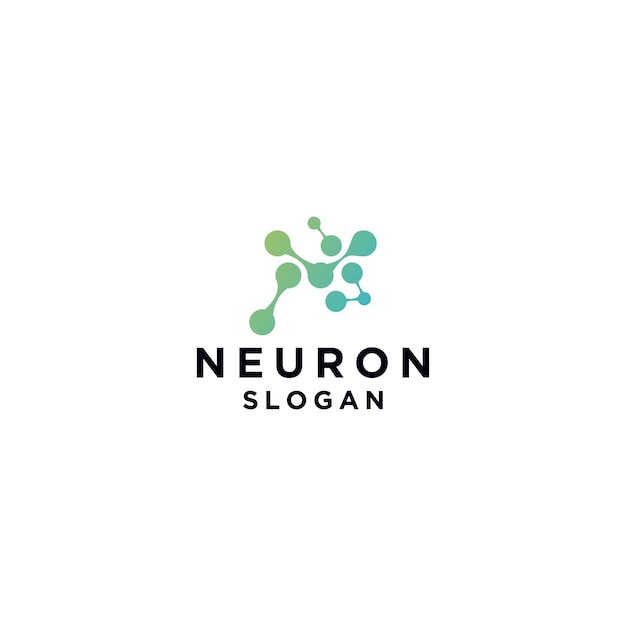 Neuron logo icon vector image