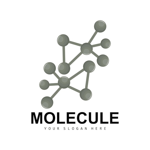 Neuron Logo Molecule Logo Design Vector AND Template Illustration