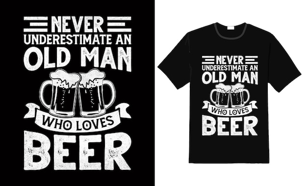 Never underestimate an old man t shirt - Old man Vintage T Shirt